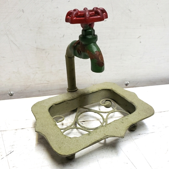 Unique Vintage Other - Metal rustic country farmhouse soap holder bathroom kitchen home decor